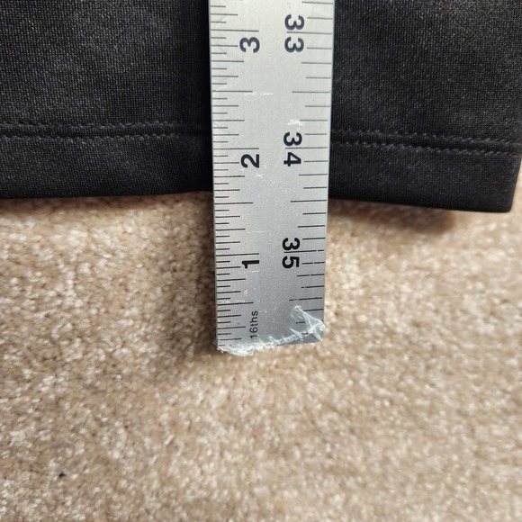 BCX Dress Black Lace Long Sleeve Crochet Inset Waist Scoop Neck Mini Dress Sz 3 - Picture 7 of 8